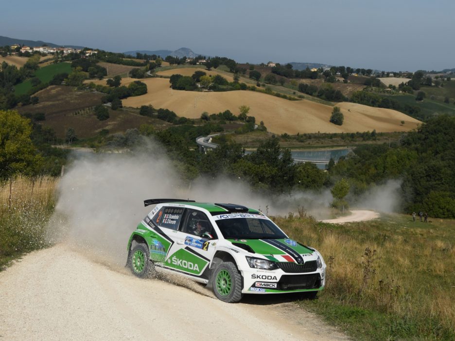 Umberto Scandola, Guido d Amore (Skoda Fabia R5 #2, Daytona Race)