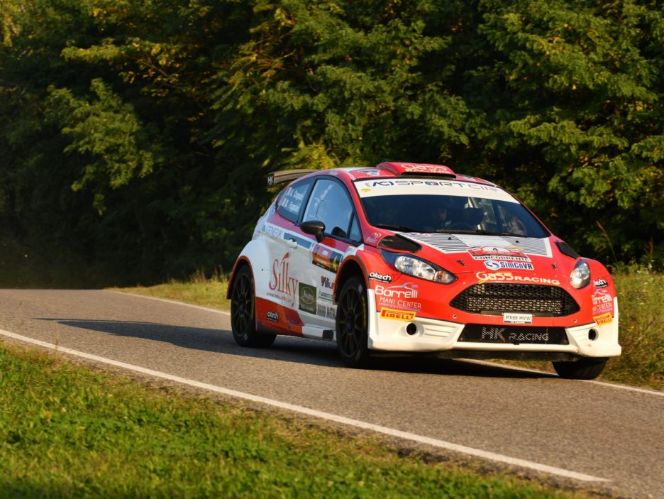 Andrea Crugnola, Danilo Fappani (Ford Fiesta R5 #4, Gass Racing)