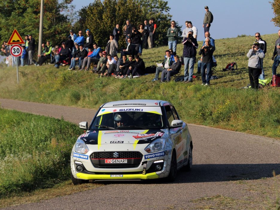 Simone Goldoni, Flavio Garella (Suzuki Swift #76, Winners Rally Team)