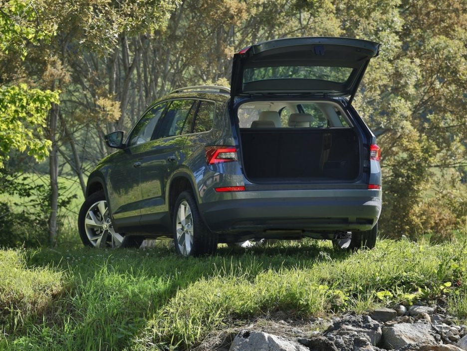Skoda Kodiaq portellone aperto
