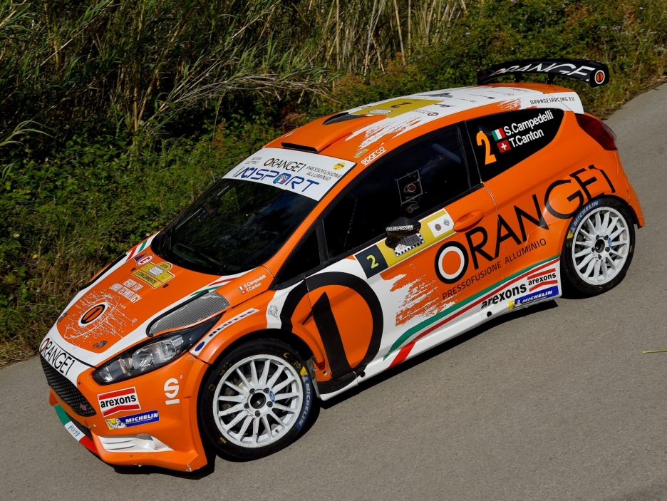 Simone Campedelli, Tania Canton (Ford Fiesta R5 #2, Orange1 Racing)
