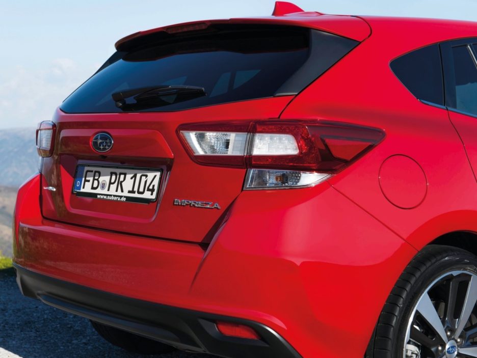 Subaru Impreza dettaglio posteriore