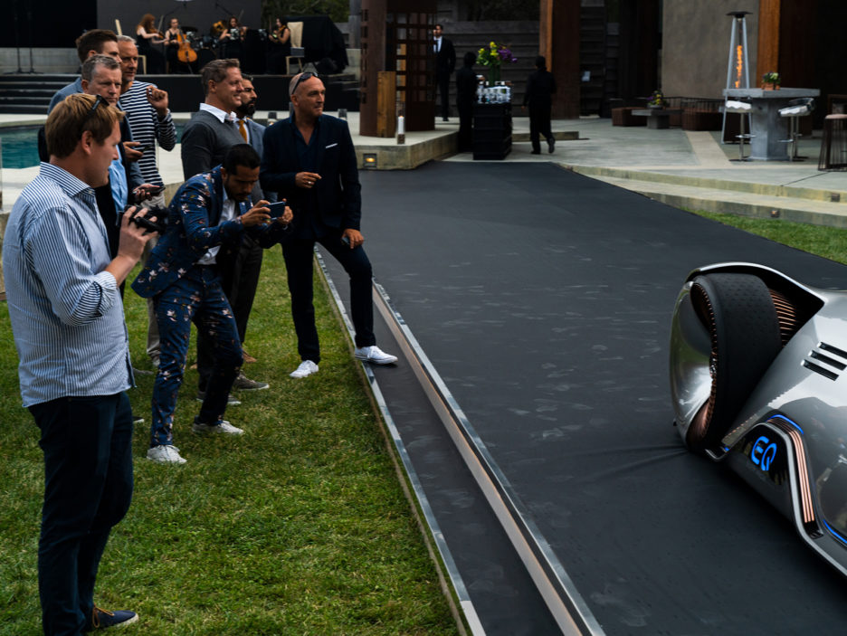 Mercedes Benz Showcar Vision EQ Silver Arrow, 2018