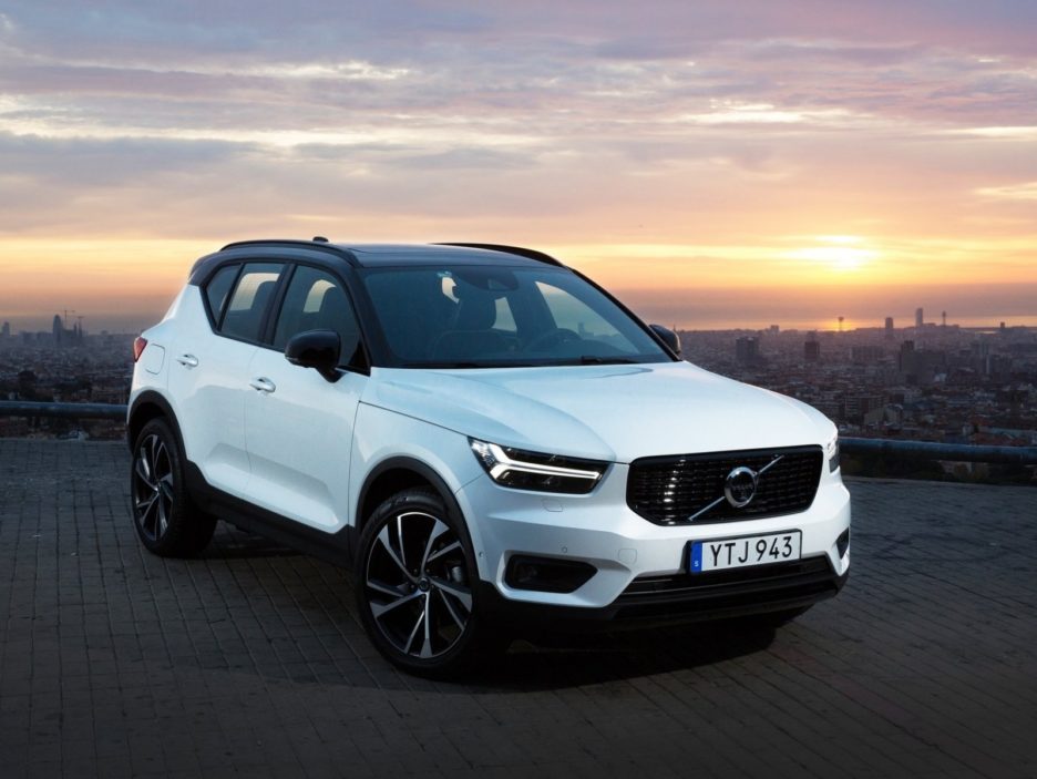 Volvo XC40 vista dall'alto