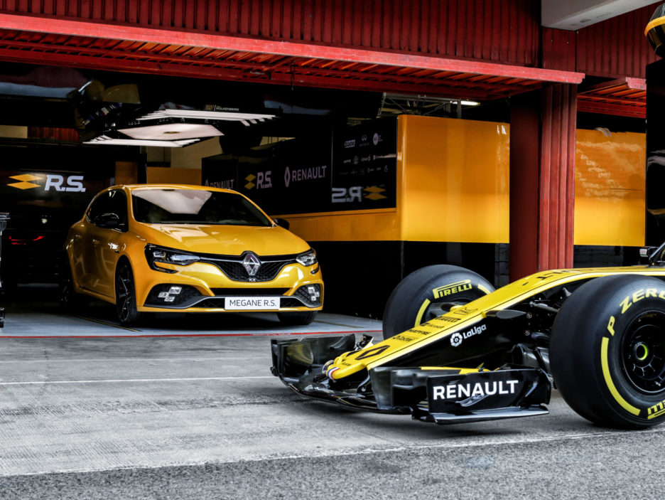 2018 - Nouvelle Renault MÉGANE R.S. TROPHY et la monoplace Rena