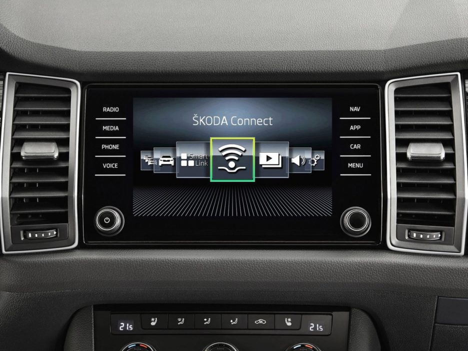 Skoda Kodiaq display