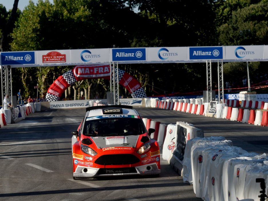 Andrea Crugnola, Danilo Fappani (Ford Fiesta R5 #48, Gass Racing)