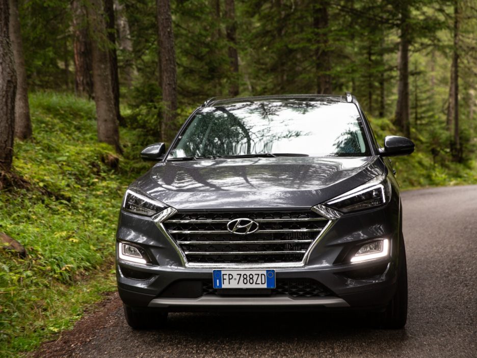 Hyundai Tucson restyling frontale