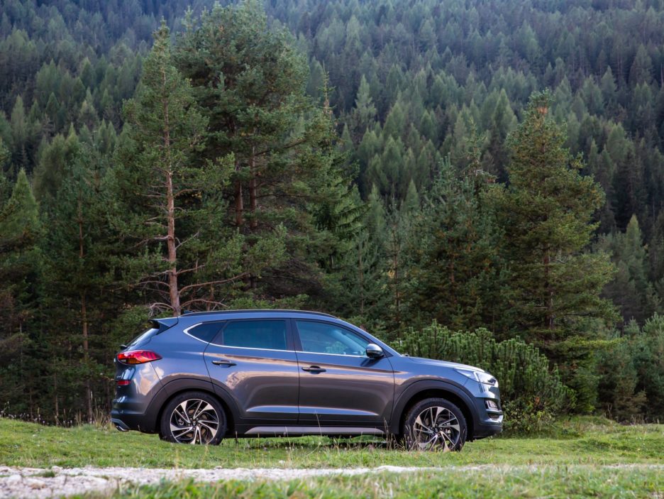 Hyundai Tucson restyling profilo