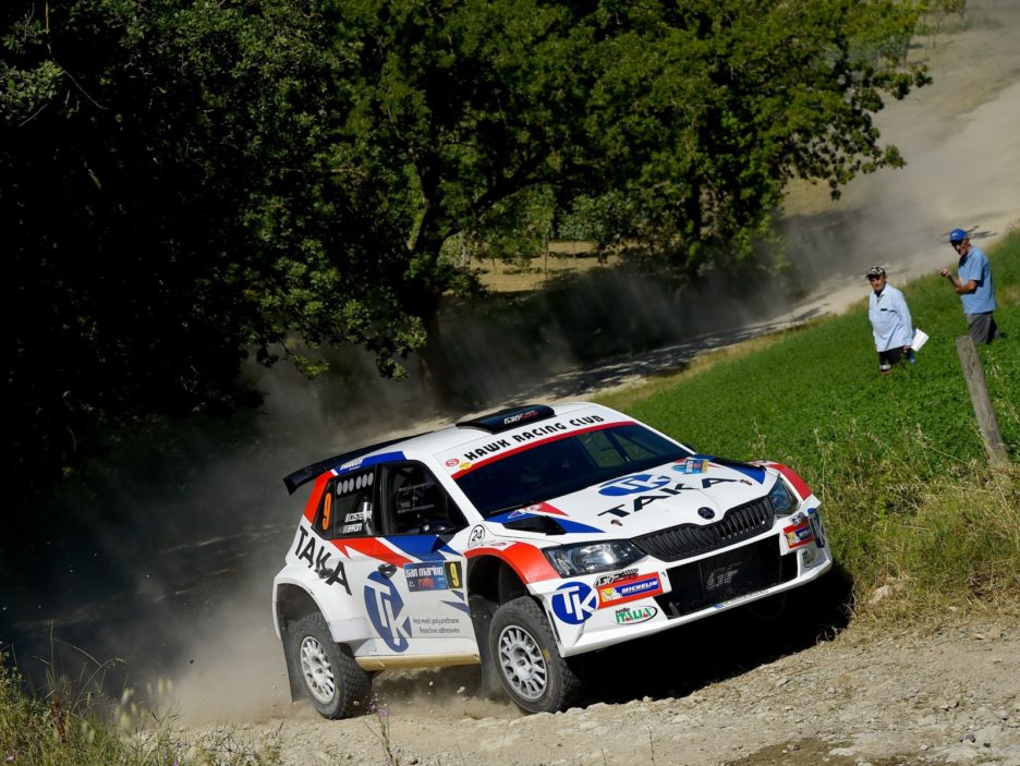 Giacomo Costenaro, Justin Bardini (Skoda Fabia R5 #9, Hawk Racing Club)