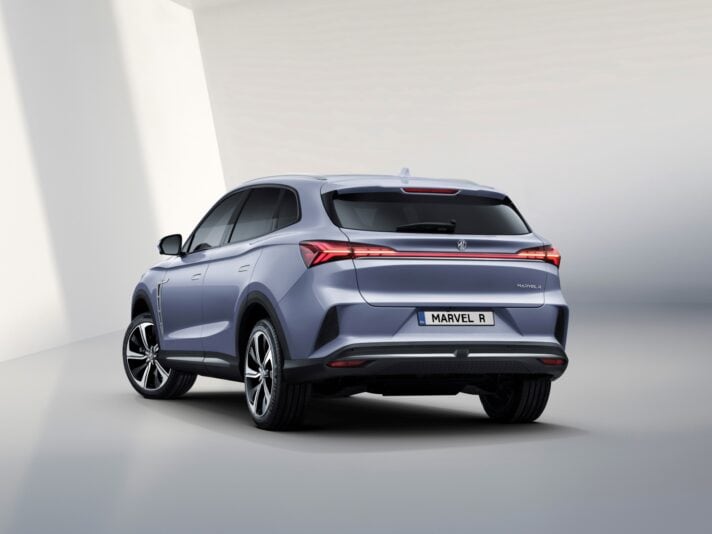MG Marvel R tre quarti posteriore