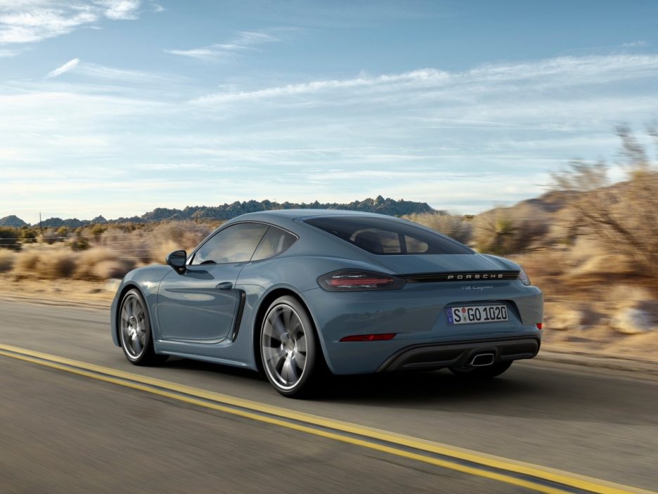 Porsche 718 Cayman tre quarti posteriore