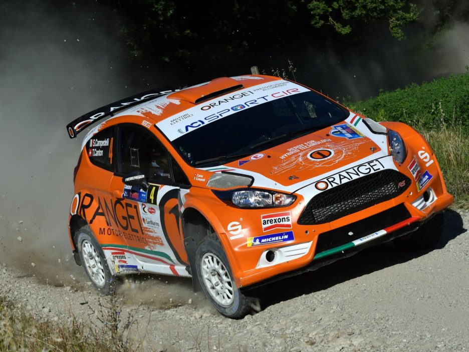 Simone Campedelli, Tania Canton (Ford Fiesta R5 #4, Orange1 Racing)