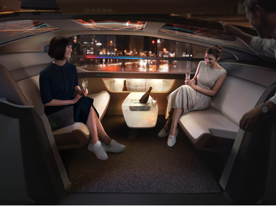 Volvo 360c Interior Party