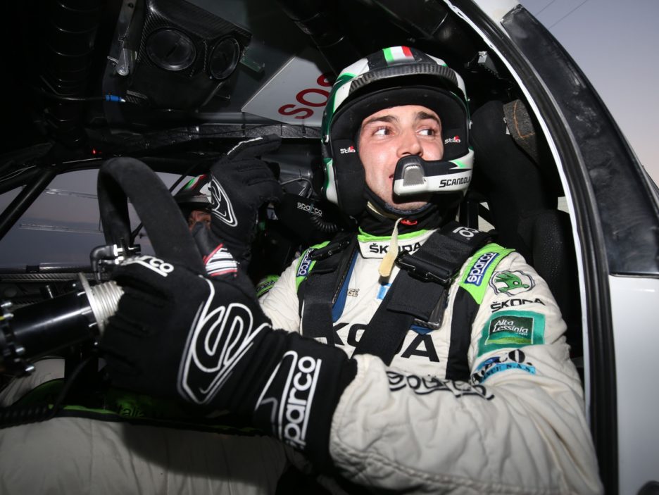 Umberto Scandola, Guido D Amore (Skoda Fabia R5 #2, Daytona Race)