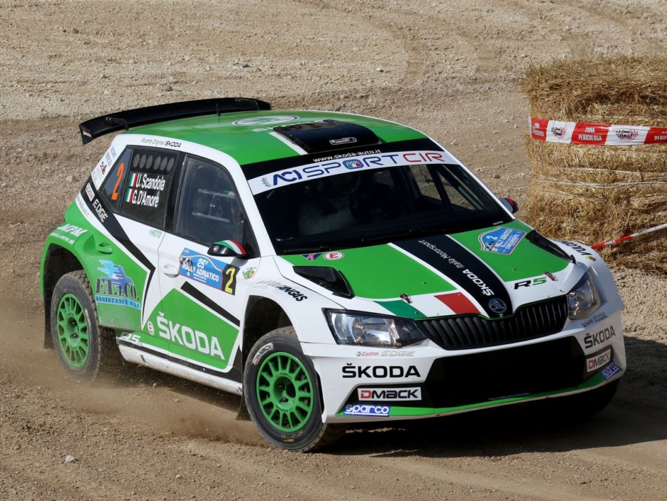 Umberto Scandola, Guido d Amore (Skoda Fabia R5 #2, Daytona Race)