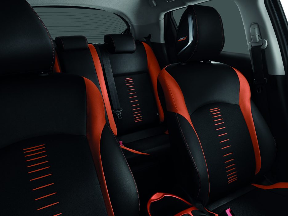 Nissan Juke MY18 Interior - Orange