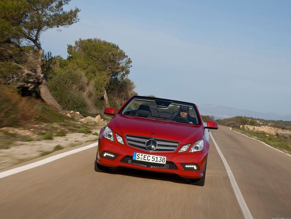 Mercedes classe E Cabrio frontale