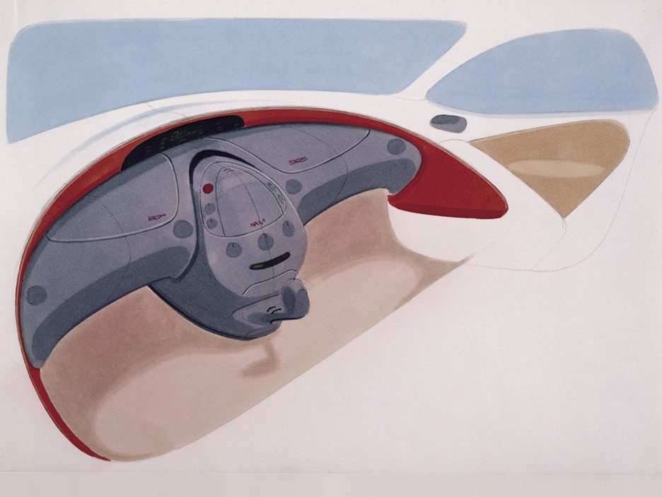 Toyota Yaris prima generazione design interni