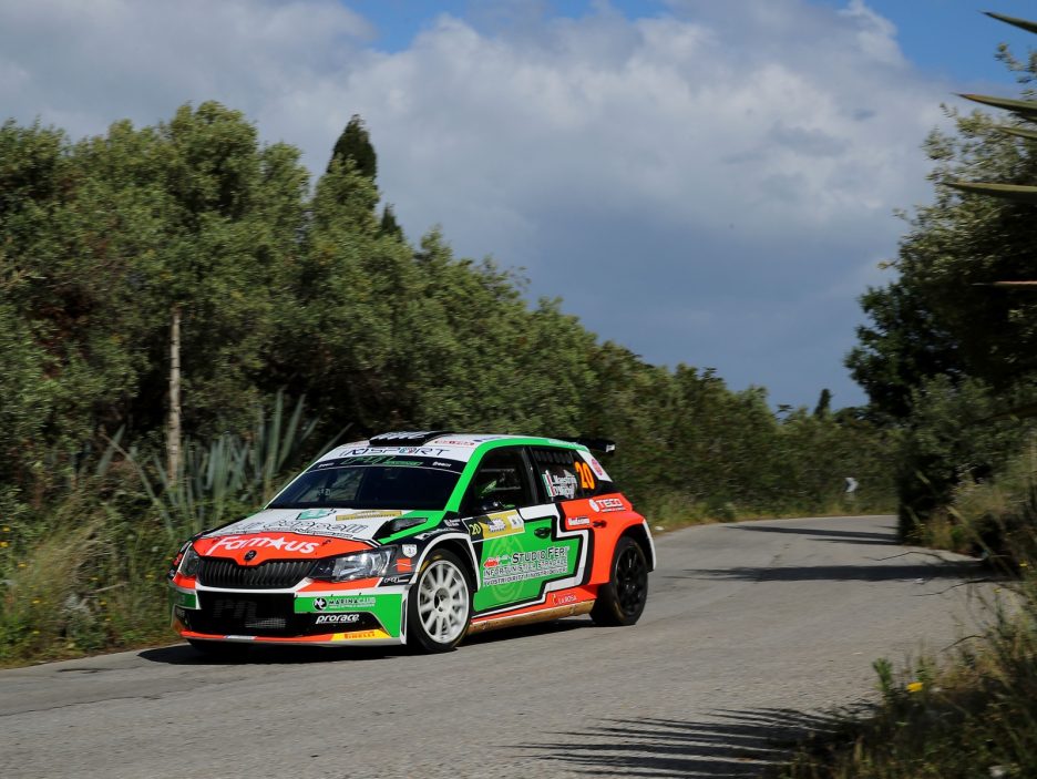 Leopoldo Maestrini, Daniele Michi (Skoda Fabia R5 #20, PSG Rally)