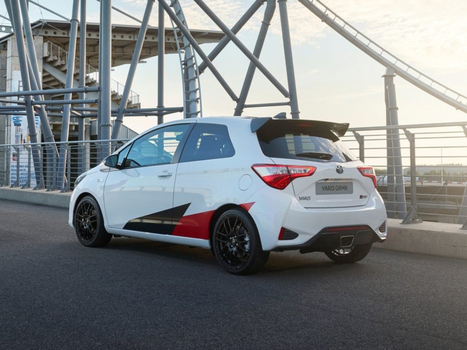 Toyota Yaris GRMN tre quarti posteriore