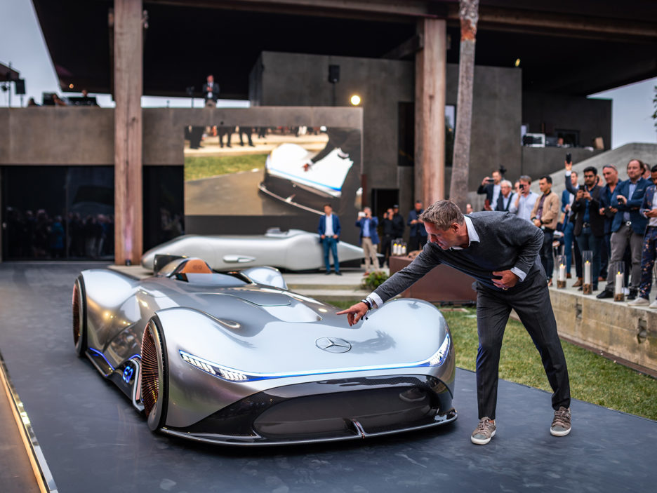 Mercedes Benz Showcar Vision EQ Silver Arrow, 2018