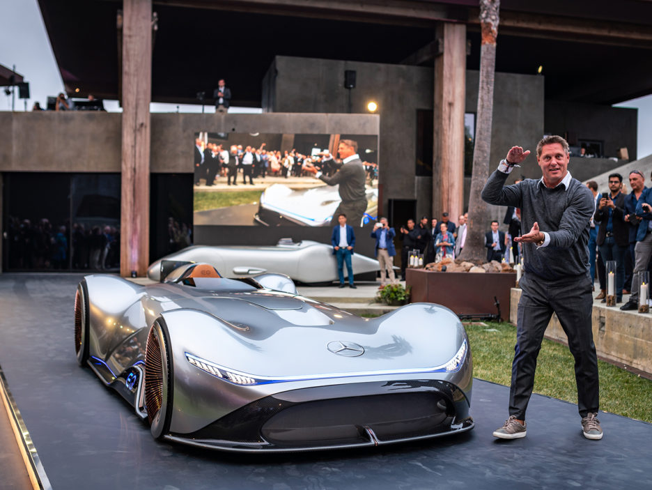 Mercedes Benz Showcar Vision EQ Silver Arrow, 2018