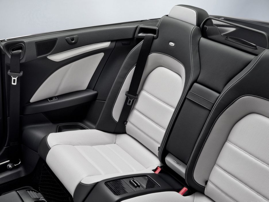 Mercedes classe E Cabrio sedili posteriori