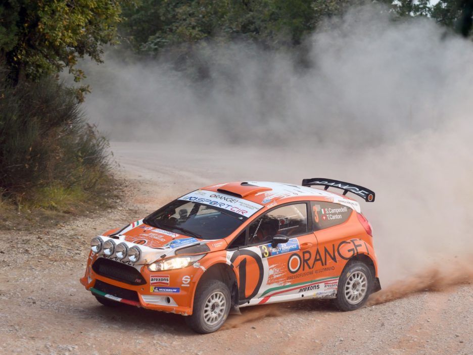 Simone Campedelli, Tania Canton (Ford Fiesta R5 #3, Orange1 Racing)