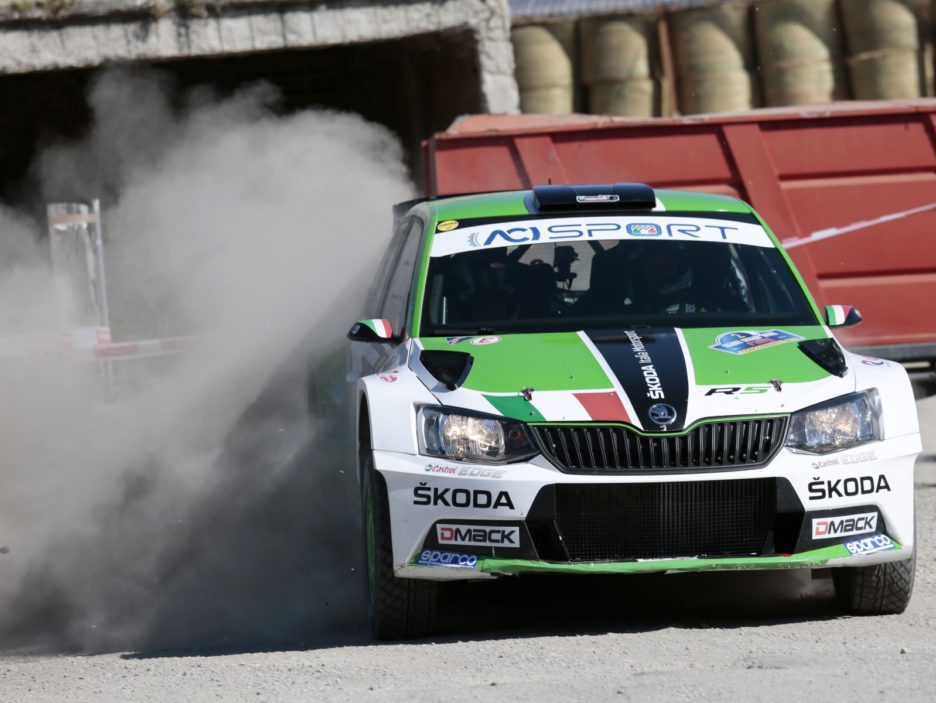 Umberto Scandola, Guido D Amore (Skoda Fabia R5 #2, Daytona Race)