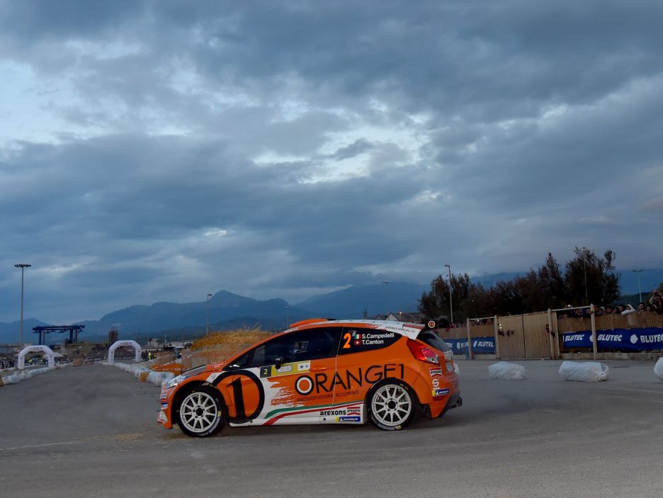 Simone Campedelli, Tania Canton (Ford Fiesta R5 #2, Orange1 Racig)