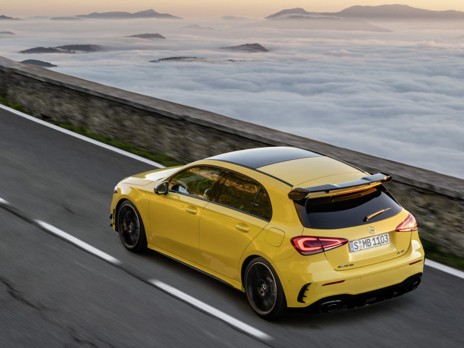 Der neue Mercedes-AMG A 35 4MATIC: Neuer Einstieg in die Welt der Driving PerformanceThe new Mercedes-AMG A 35 4MATIC: New entry-level model opens up the world of driving performance
