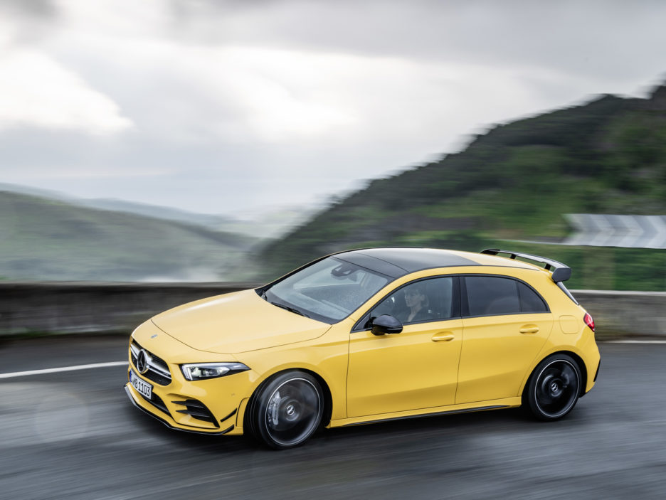 Der neue Mercedes-AMG A 35 4MATIC: Neuer Einstieg in die Welt der Driving PerformanceThe new Mercedes-AMG A 35 4MATIC: New entry-level model opens up the world of driving performance