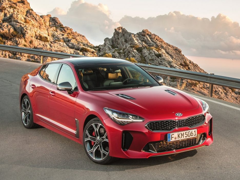 Kia Stinger vista dall'alto