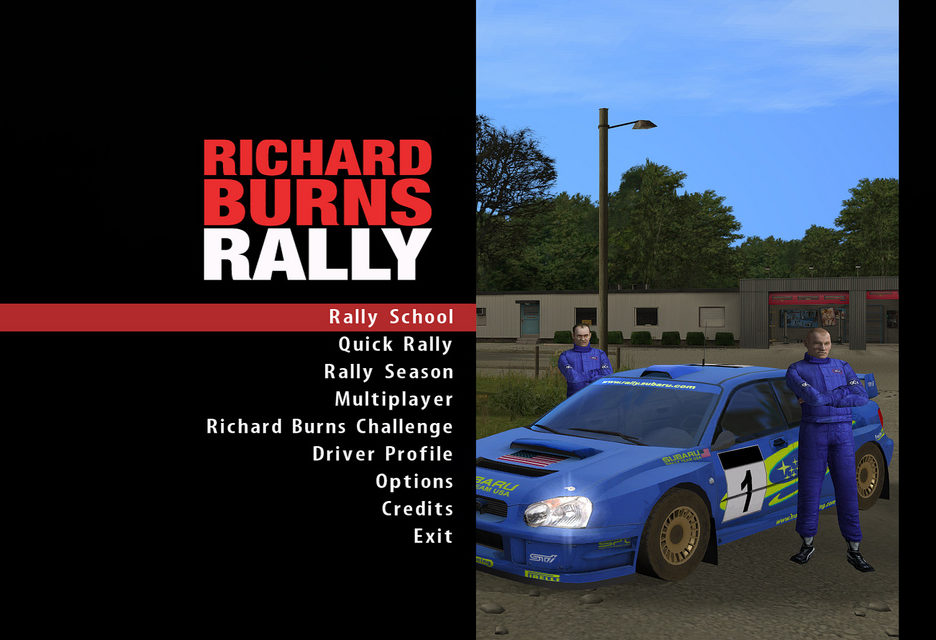 richard burns rally menu