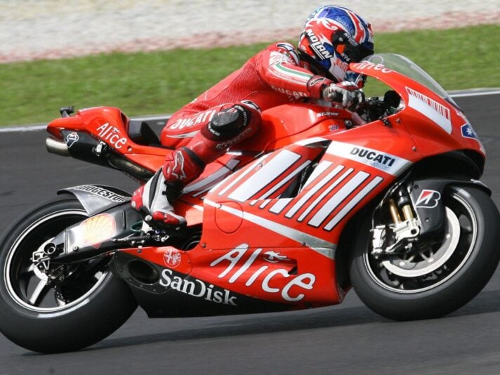 Australian rider Casey Stoner of Honda p