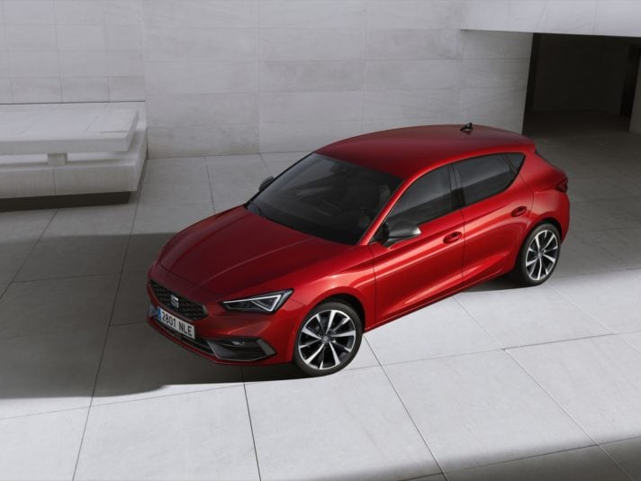 Seat Leon vista dall'alto