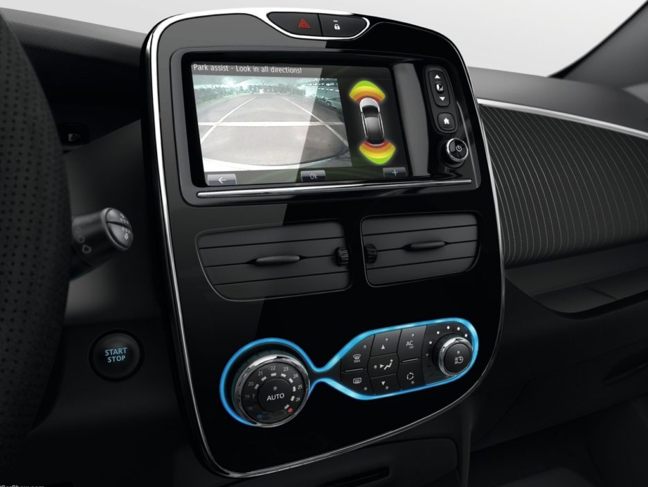 Renault Zoe consolle centrale