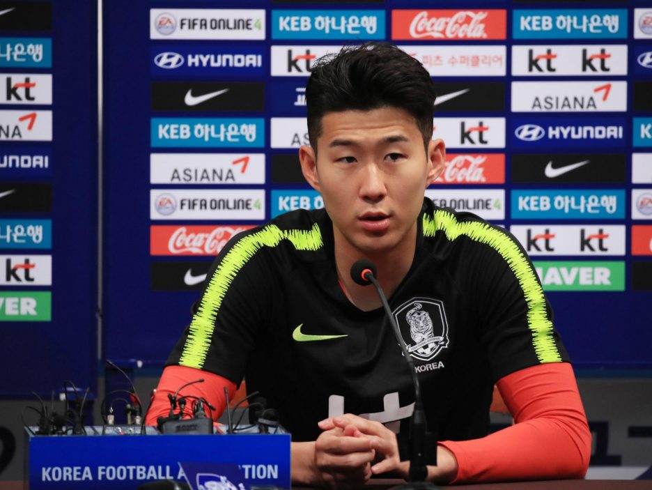 Son Heung-min press conference