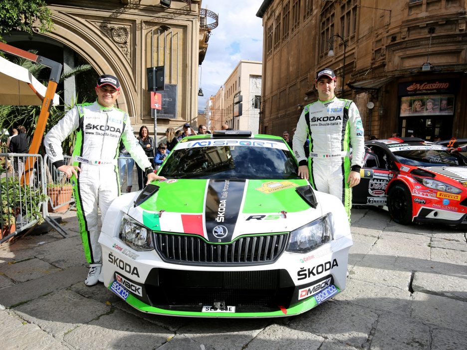 Umberto Scandola, Guido Damore (Skoda Fabia R5 #4, Daytona Race)