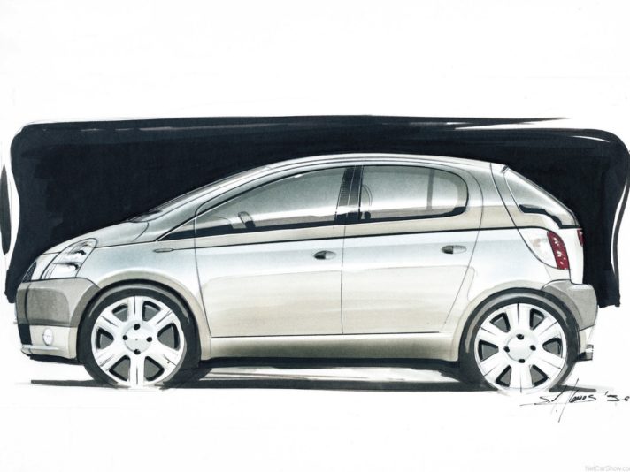 Toyota Yaris prima generazione design 3