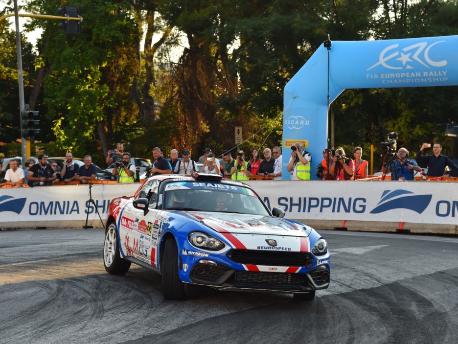 Andrea Modanesi, Roberto Mometti (Abarth 124 Rally #32, Eurospeed)