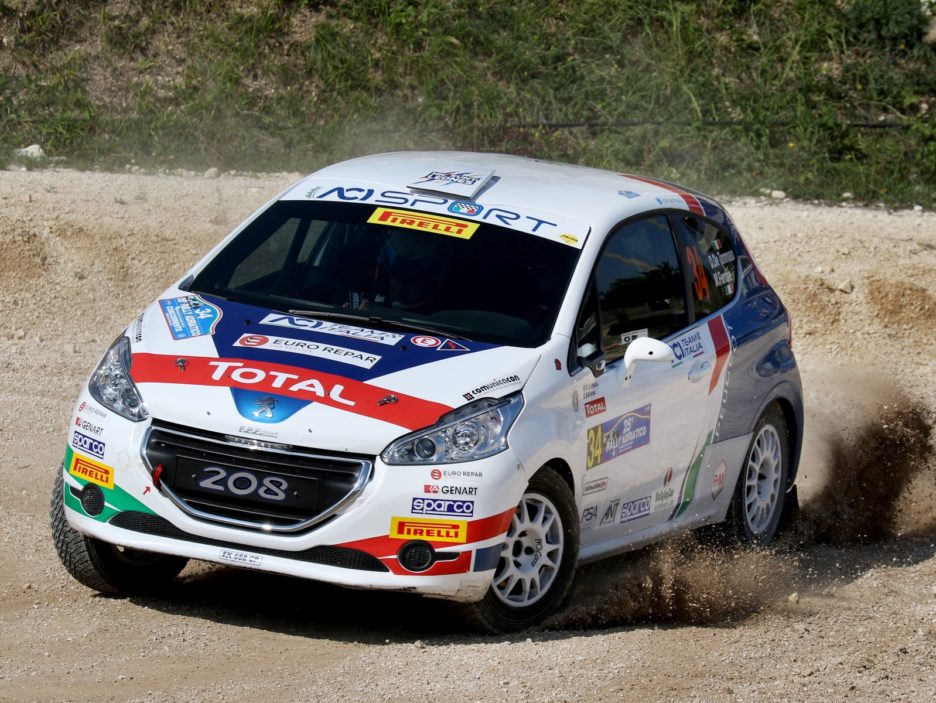 Damiano De Tommaso,Michele Ferrara (Peugeot 208 R2 #34, Aci Team Italia)