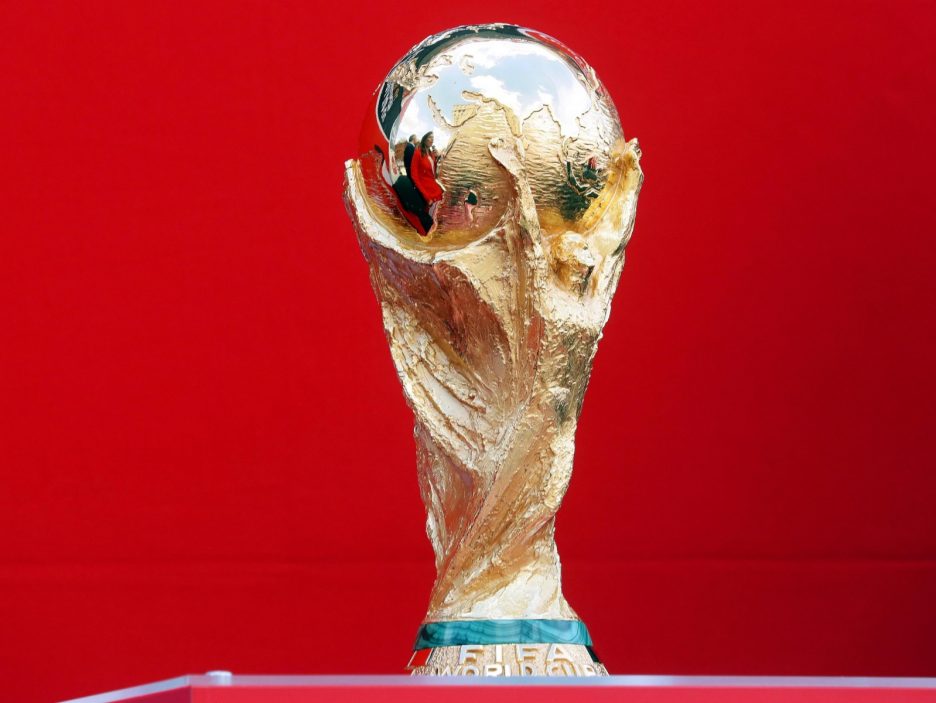 FIFA World Cup trophy arrives in Moscow