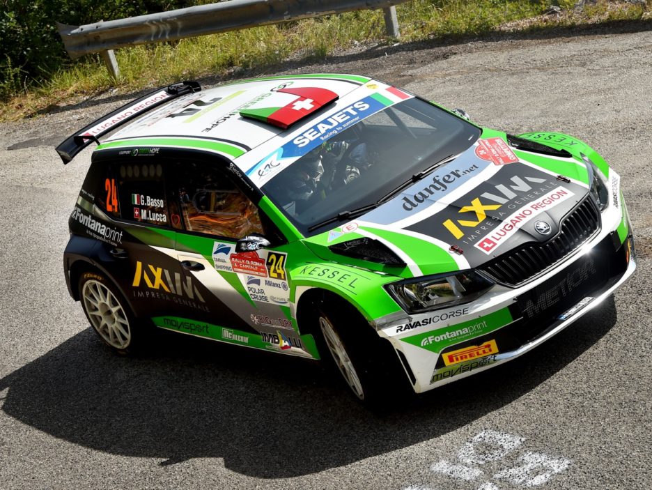 Giandomenico Basso, Moira Lucca (Skoda Fabia R5 #24, Movisport)