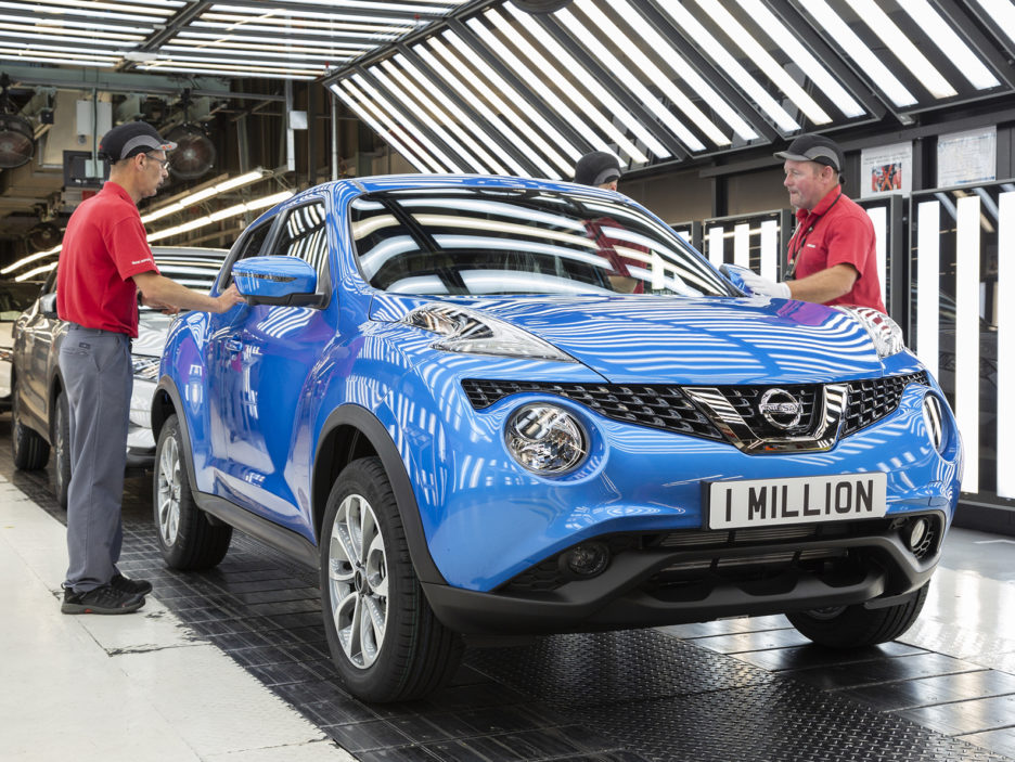 One millionth Juke built at Nissan Sunderland Plant