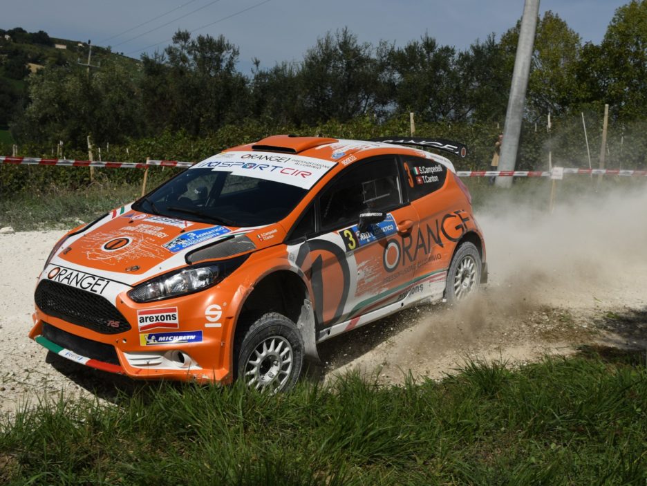 Simone Campedelli, Tania Canton (Ford Fiesta R5 #3, Orange1 Racing)