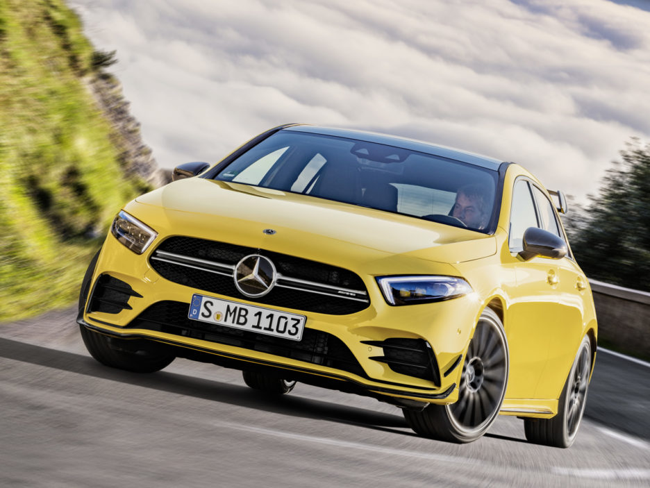 Der neue Mercedes-AMG A 35 4MATIC: Neuer Einstieg in die Welt der Driving PerformanceThe new Mercedes-AMG A 35 4MATIC: New entry-level model opens up the world of driving performance