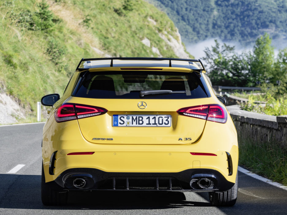 Der neue Mercedes-AMG A 35 4MATIC: Neuer Einstieg in die Welt der Driving PerformanceThe new Mercedes-AMG A 35 4MATIC: New entry-level model opens up the world of driving performance