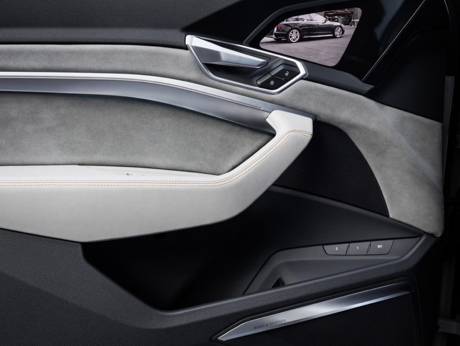 The interior of the Audi e-tron prototype